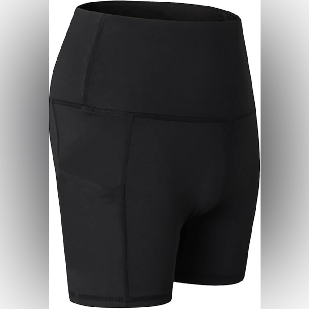 EUC SOUKE Women’s Black Biker Shorts